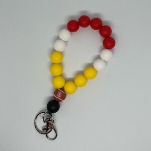 Hand made Chiefs wristlet/keychain.